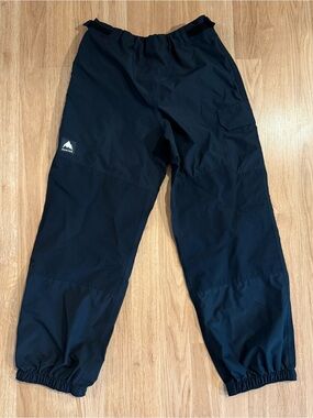 EUC Kids' Burton Veridry 2.5L Rain Pants - Black - Size Medium